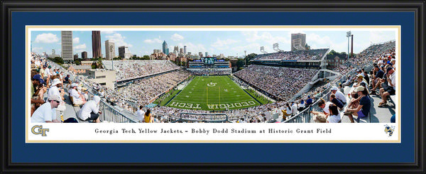 Georgia Tech Yellow Jackets Football Panoramic - Bobby Dodd Stadium