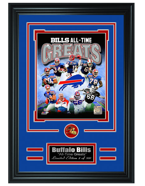 Buffalo Bills- All Time Greats Limited Edition Collage