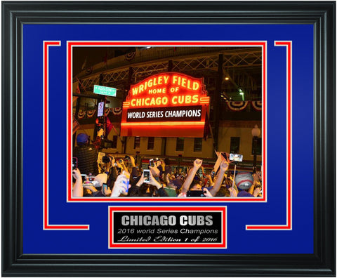 Chicago Cubs -2016 World Series Champions Framed Lt.Edition FTSTN075 - National Memorabilia
