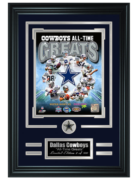 Dallas Cowboys - All-Time Greats Limited Edition Collage