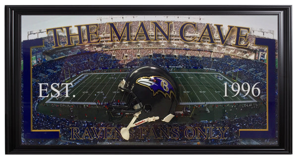 Baltimore Ravens-Man Cave Frame