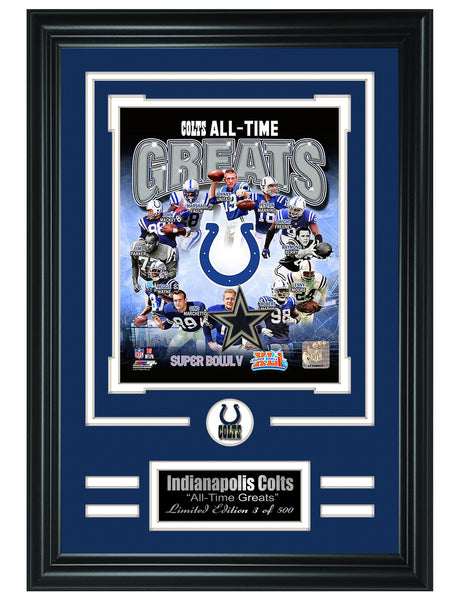 Indianapolis Colts -All-Time Greats Limited Edition Collage