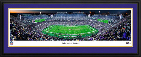 NFL Ravens Panoramic Picture - M&T Bank Stadium NFL Fan Cave Decor