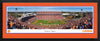 College Clemson Tigers Football Run Out Panoramic Picture Framed  - Memorial Stadium Fan Cave Decor