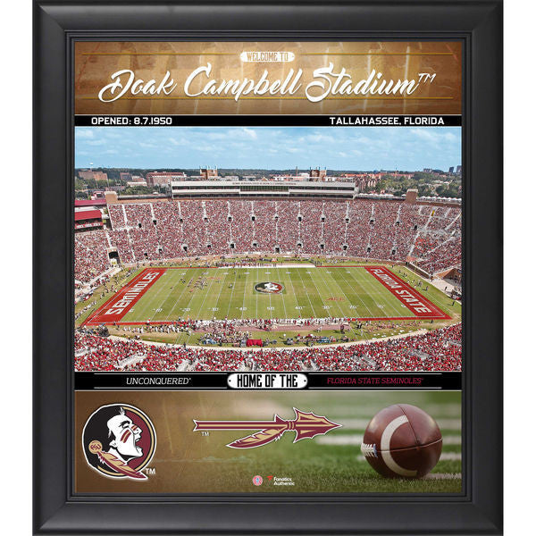 Florida State Seminoles Framed 15" x 17" Welcome Home Collage