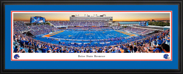 College-Boise State Broncos Panoramic Picture - Albertsons Stadium
