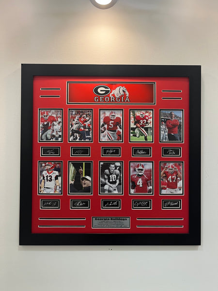 Georgia Bulldogs All Time Greats "Limited Edition" Frame