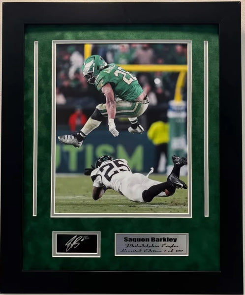 NFL-Philadelphia Eagles Super Bowl Champion Saquon Barkley Frame