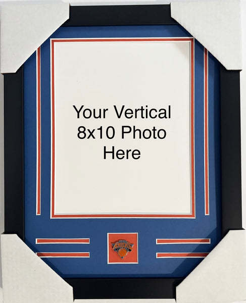 New York Knicks Custom Frame Kit - 8x10 vertical photo with pin