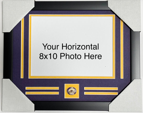 Louisiana State Tigers Custom Frame Kit - 8x10 horizontal photo with pin
