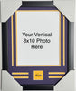 Los Angeles Lakers Custom Frame Kit - 8x10 vertical photo with pin