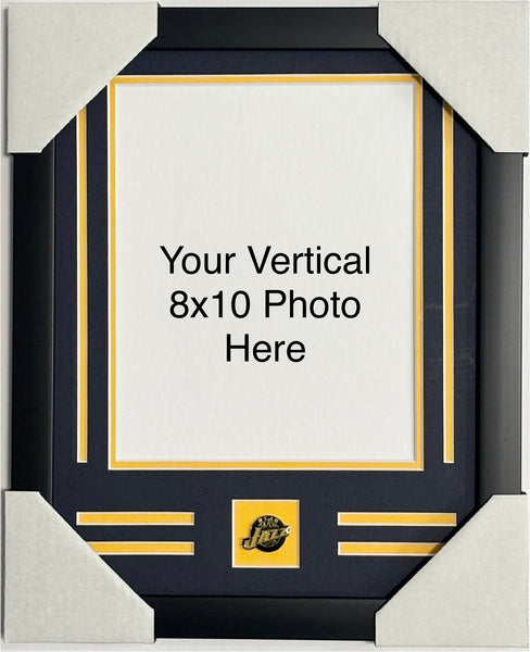 Utah Jazz Custom Frame Kit - 8x10 vertical photo with pin