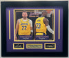 NBA Lakers Legacy Luka Doncic and LeBron James Frame