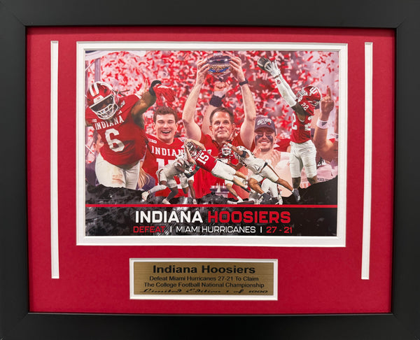 2026 Indiana Hoosiers National Championship Limited Edition Frame Collage 13x16"