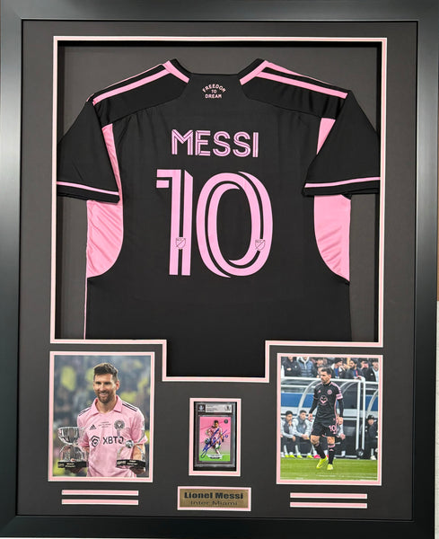 Soccer - Messi Jersey with Autographed Card