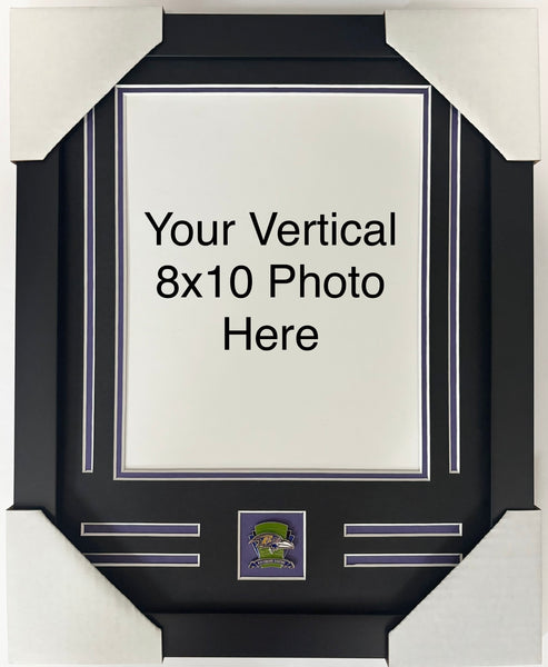 Baltimore Ravens Custom Frame Kit - 8x10 vertical photo with pin