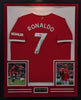 Soccer Christian Ronaldo Autographed Jersey Framed Beckett Authenticated
