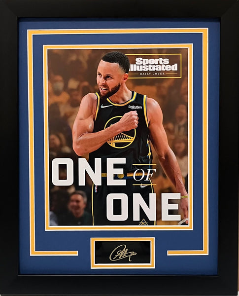 Golden State Warriors Stephen Curry SI Cover Frame