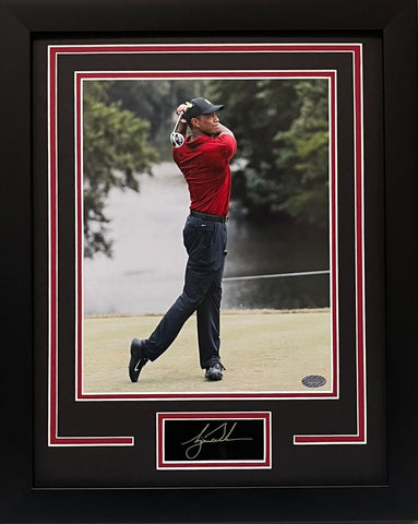 Tiger Woods Laser Engraved Signature Frame- Golf