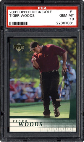 Golf- Tiger Woods PSA 10 Graded Rookie Card