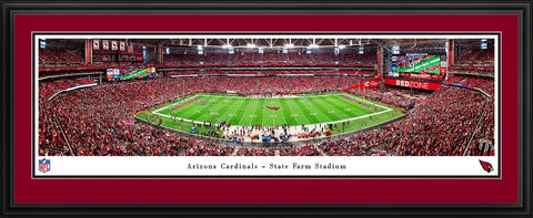 NFL Arizona Cardinals Panoramic Poster - State Farm Stadium Picture