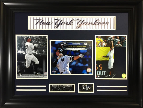 MLB Yankees Aaron Judge Yankees Slugger 3-photo Collage