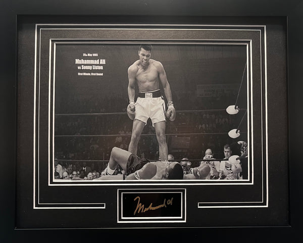 Boxing - Muhammad Ali Engraved Signature Frame