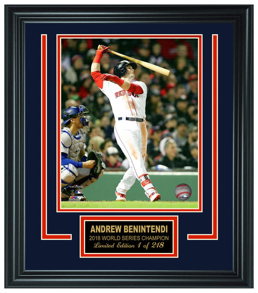 Andrew Benintendi  - Red Sox 2018 World Series ChampionLt.Edition Frame