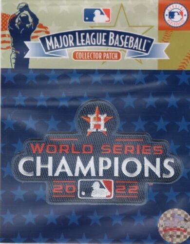 Houston Astros Special White Gold 2022 World Series Champions Patch Je