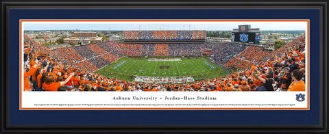 College Auburn Tigers Football Panoramic Picture Framed - Jordan-Hare Stadium Panorama