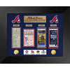 MLB Braves 4-Time World Series Champions Gold Coin & Ticket Collection