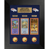NFL Broncos 3-Time Super Bowl Champions Deluxe Gold Coin & Ticket Collection
