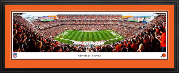 NFLBrowns Panoramic Poster - FirstEnergy Stadium NFL Fan Cave Decor