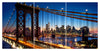Architecture- Acrylic Wall Art - Brooklyn Bridge Triptych