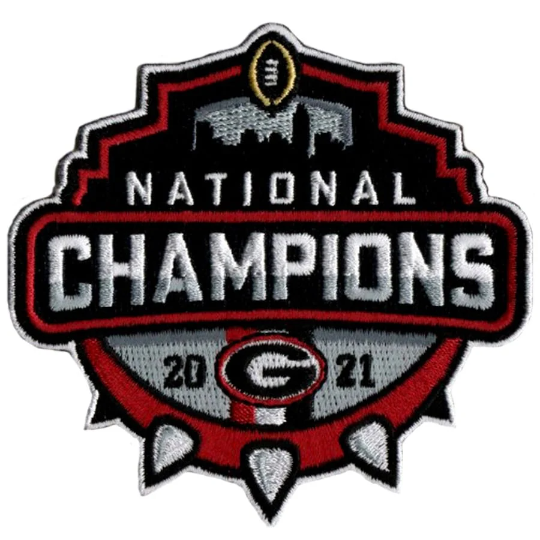 College Bulldogs Officially Licensed National Champions Patch