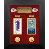 CHIEFS NFL 2-Time Super Bowl Champions Deluxe Gold Coin & Ticket Collection