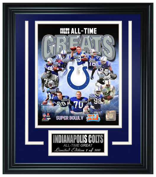 Indianapolis Colts- All-Time Greats Limited Edition Frame FTSPZ144