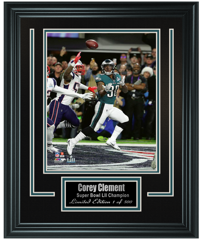 Corey Clement Touchdown Catch  - Super Bowl LII - National Memorabilia