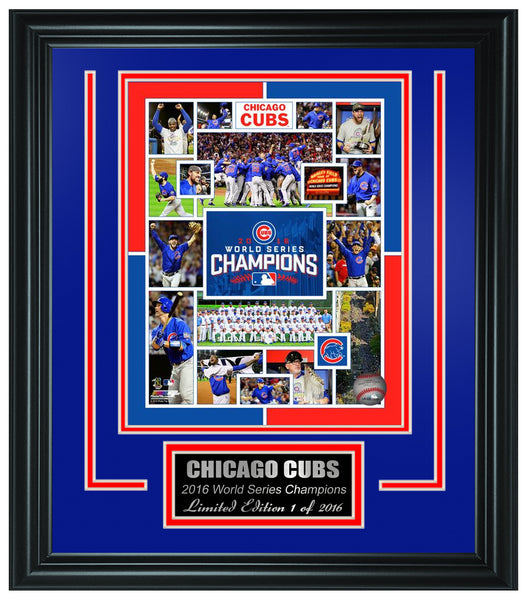 Chicago Cubs -2016 World Series Champions Framed Lt.Edition FTSTN226