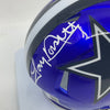 NFL COWBOYS Tony Dorsett HOF Signed Flash Mini Helmet AUTO BAS Hologram