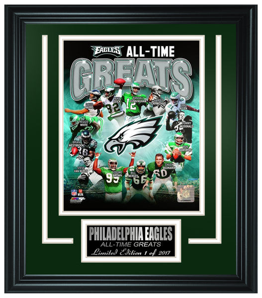 Philadelphia Eagles All-Time Greats Framed Photo