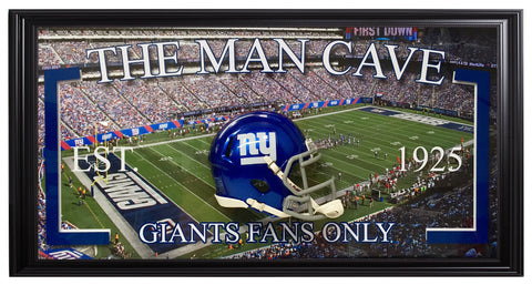 Giants-Man Cave Frame - National Memorabilia