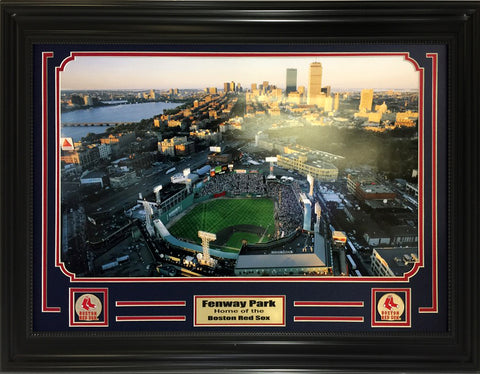 MLB Red Sox Fenway Park Aerial View