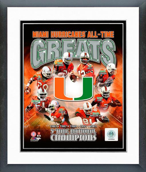 College-Miami Hurricanes All-Time Greats