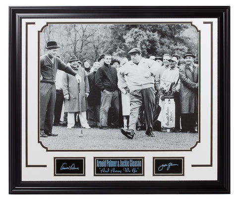 Golf Legend Arnold Palmer & Jackie Gleason "And Away We Go" - National Memorabilia