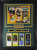 Packers- Starr, Favre & Rodgers Legacy 11x14 Photo Framed With Tickets & Engraved Signature