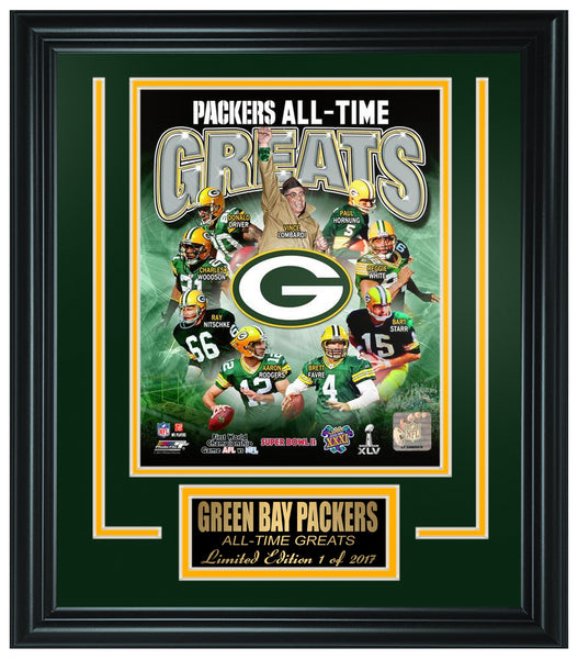 Green Bay Packers All-Time Greats Limited Edition Frame. FTSOC165