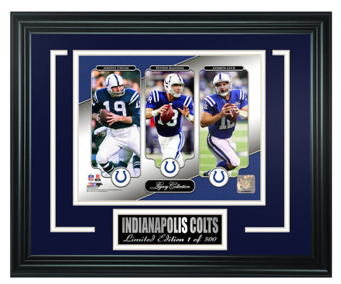 Indianapolis Colts- Legacy Collection Unitas,Manning and Luck FTSQN176 - National Memorabilia