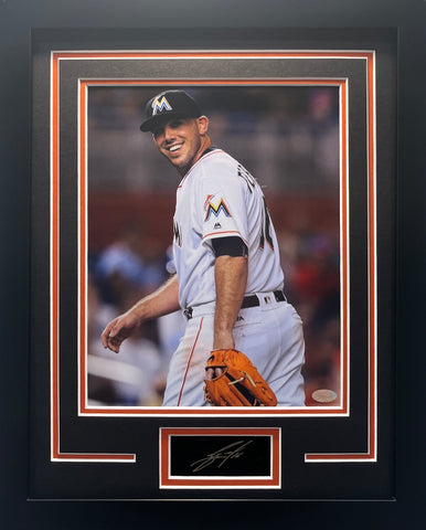 MLB - Jose Fernandez Miami Marlins Engraved Signature Frame