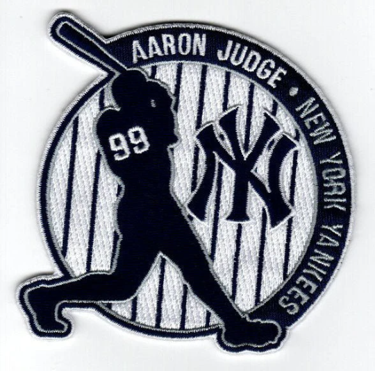 MLB Yankees  Aaron Judge "Home run Swing" Fan Patch Officially Licensed by